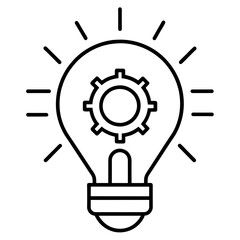 innovation icon silhouettes vector illustration on white background