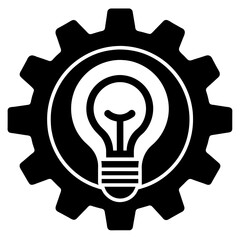 innovation icon silhouettes vector illustration on white background