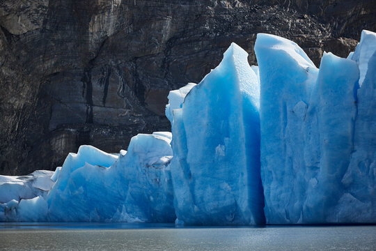 South America, Chile, Torres del Paine National Park, Grey Glacier at Lago Grey - Powered by Adobe