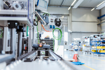 Machine on factory shop floor