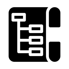 plan glyph icon