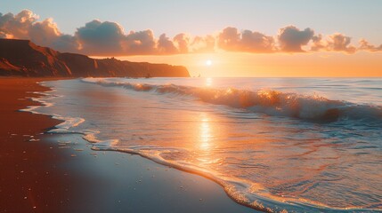 sunrise over the sea