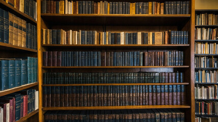 Image of a collection of books in the library