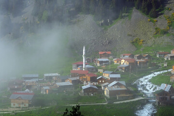 Elevit Plateau in Rize. This plateau . Kackar Mountains region. Rize, Turkey.