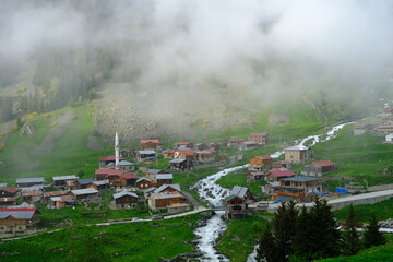 Elevit Plateau in Rize. This plateau . Kackar Mountains region. Rize, Turkey.