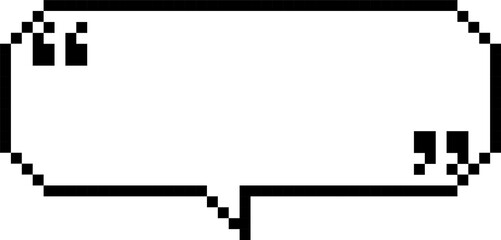 8bit retro game pixel speech bubble balloon icon sticker memo keyword planner text box banner, flat png transparent element design
