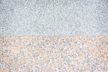  Background of gray tiles granite with a texture of black and white spots.