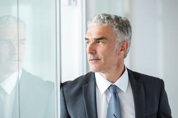 Mature businessman in office, portrait