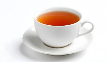 cup of a tea isolated on white background 