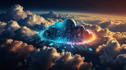 Cloud computing technology, the process os storing data using cloud computing.