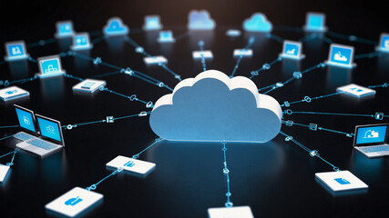 Cloud computing technology, the process os storing data using cloud computing.
