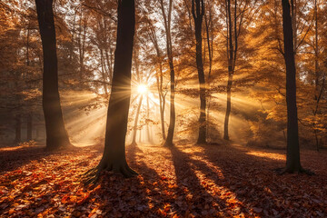 Obraz premium autumn in the woods