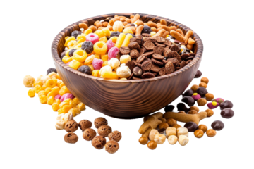 cereal isolated on transparent background