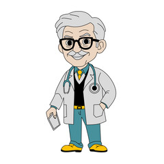 Illustration doctor Officer