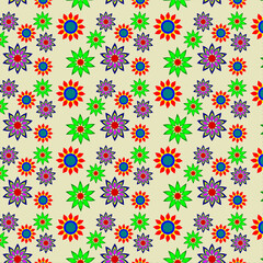seamless pattern with flowers,seamless plaid pattern