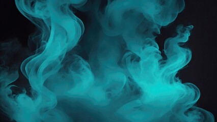 Obraz premium Smoky Cyan Background