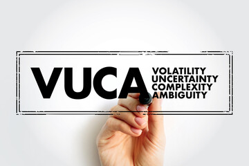 VUCA Volatility, Uncertainty, Complexity, Ambiguity - conflates four distinct types of challenges...