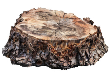 Fototapeta premium cut of tree isolated on transparent background