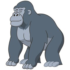 Fototapeta premium Gorilla, Animals Nature,Animal Mammal