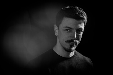 Portrait of bearded man