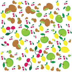 Pattern abstract fruit 