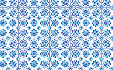 Decorative flower blue color patterns for floor tiles, wall tiles 001 png