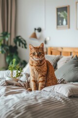 Cute pet bed furniture blanket.