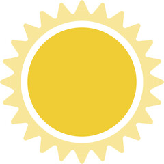 Sun Illustration, Summer Season Weather