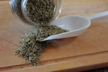 cuchara de oregano seco ideal para pasta especias 
