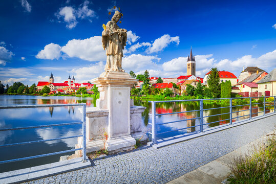 Telc, Czech Republic. Charming town in Moravia, world heritage.