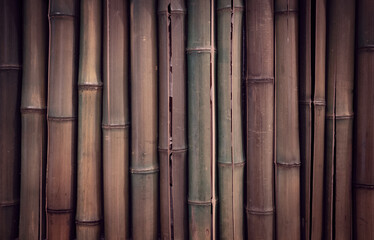 The backgrounds of bamboo trunks