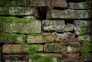Background of old stone wall