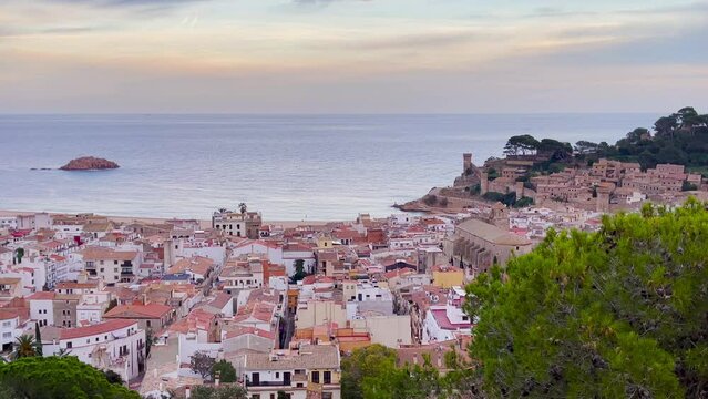 Tossa de mar, costa brava in Spain