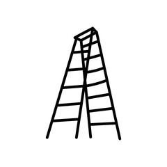 Ladder Outline Icon, Vector illustration