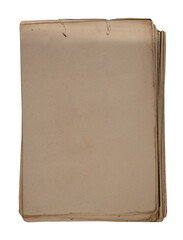 The old empty blank  manuscript .