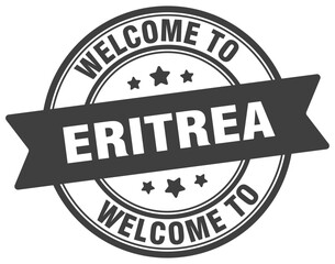 Welcome to Eritrea stamp. Eritrea round sign