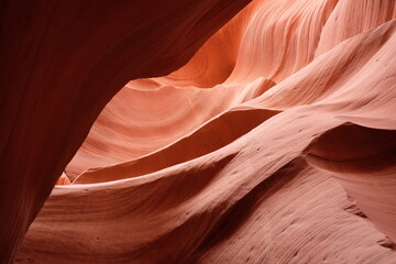 Antelope Canyon Slot, Spectacular Natural Rock Formation and Light Play