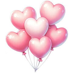 heart shaped balloons