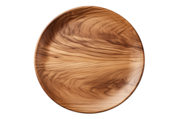 Tranquility on a Placid Plate on a White or Clear Surface PNG Transparent Background..