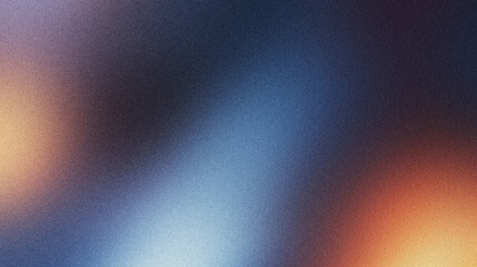 Grainy noise gradient background seamlessly transitions from yellow and orange to blue