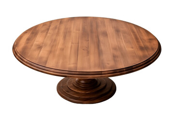 The Enchanted Woodland Table on a White or Clear Surface PNG Transparent Background..