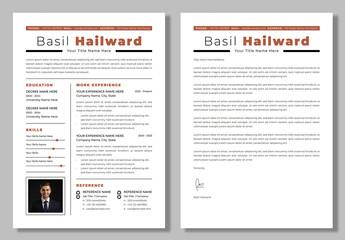 Classic Resume Template Layout