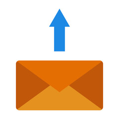 Send Mail Flat icon