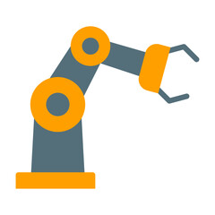 Robot Arm Flat icon