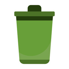Dustbin Flat icon