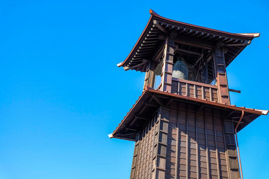 The Toki no Kane is a time bell tower that signals the time and is a symbol of Kawagoe.