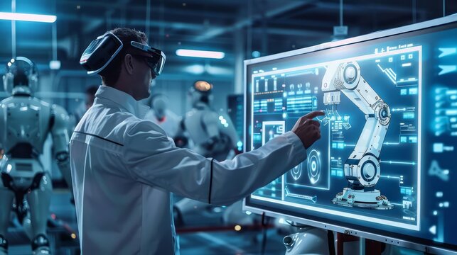 AI algorithms are seamlessly integrated into futuristic systems, providing predictive maintenance for optimal operational performance