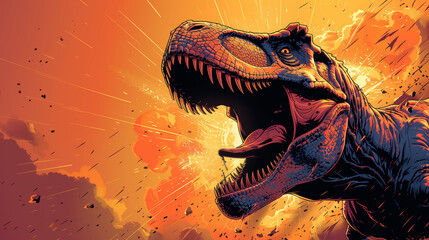 Tyrannosaurus Rex dinosaur