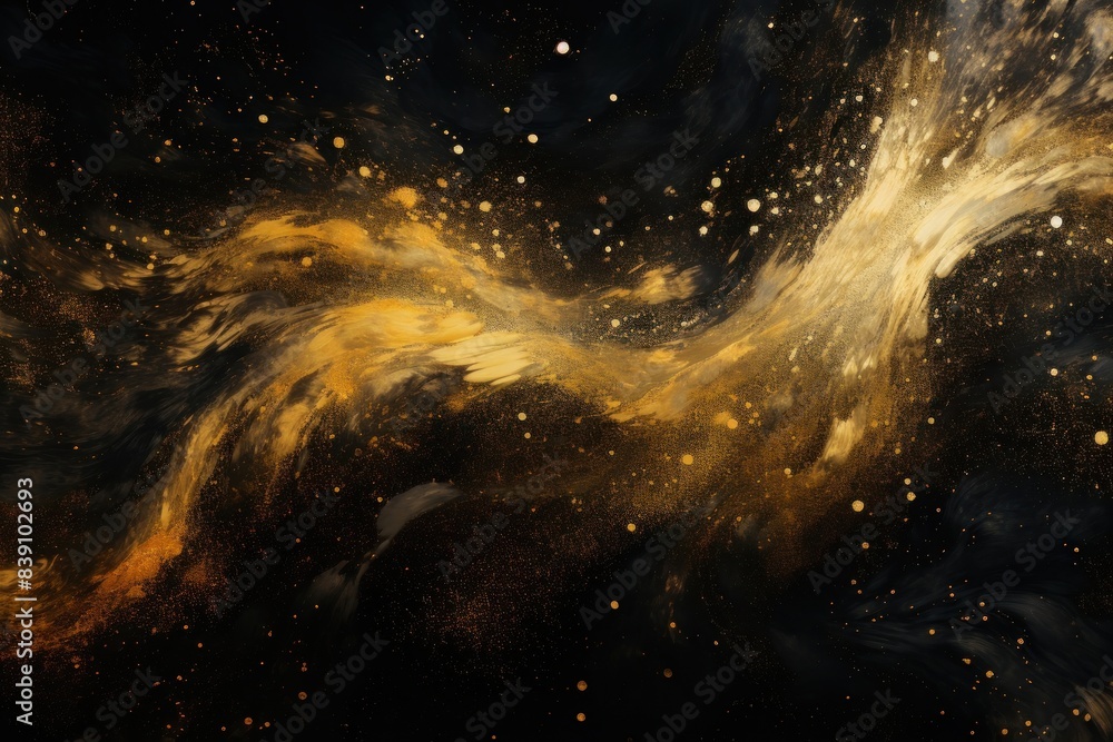 Wall mural partical astronomy universe nebula.
