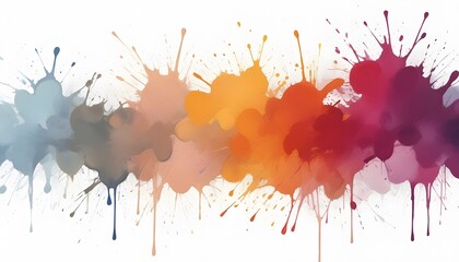 Bold and dynamic wallpaper material, capturing the essence of creativity with a colorful abstract watercolor paint splash.